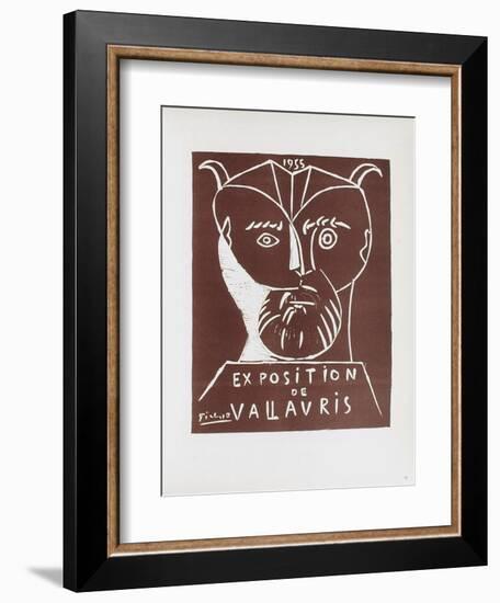 AF 1955 - Exposition Vallauris-Pablo Picasso-Framed Collectable Print