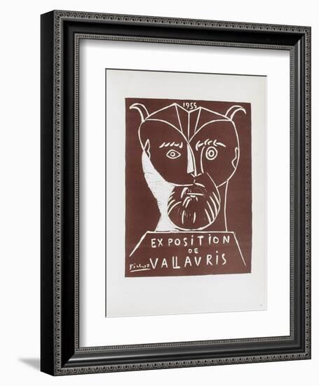 AF 1955 - Exposition Vallauris-Pablo Picasso-Framed Collectable Print