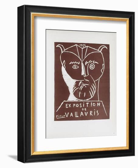 AF 1955 - Exposition Vallauris-Pablo Picasso-Framed Collectable Print