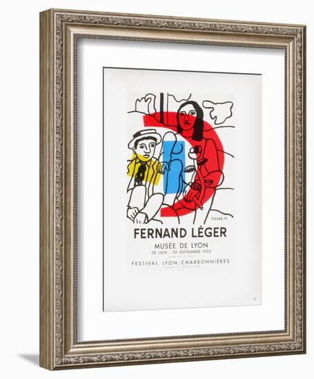 AF 1955 - Musée De Lyon-Fernand Leger-Framed Collectable Print