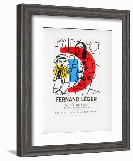 AF 1955 - Musée De Lyon-Fernand Leger-Framed Collectable Print