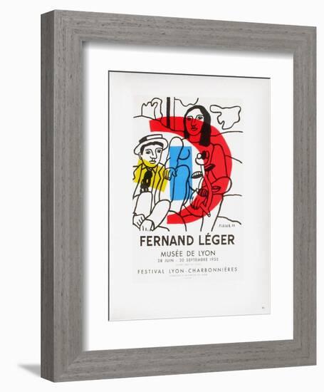 AF 1955 - Musée De Lyon-Fernand Leger-Framed Collectable Print