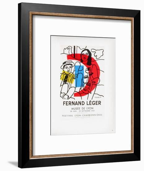 AF 1955 - Musée De Lyon-Fernand Leger-Framed Collectable Print