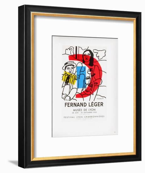 AF 1955 - Musée De Lyon-Fernand Leger-Framed Collectable Print