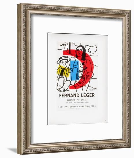 AF 1955 - Musée De Lyon-Fernand Leger-Framed Collectable Print