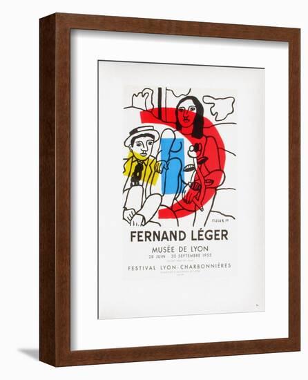 AF 1955 - Musée De Lyon-Fernand Leger-Framed Collectable Print