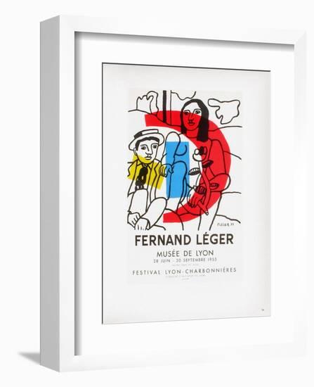 AF 1955 - Musée De Lyon-Fernand Leger-Framed Collectable Print