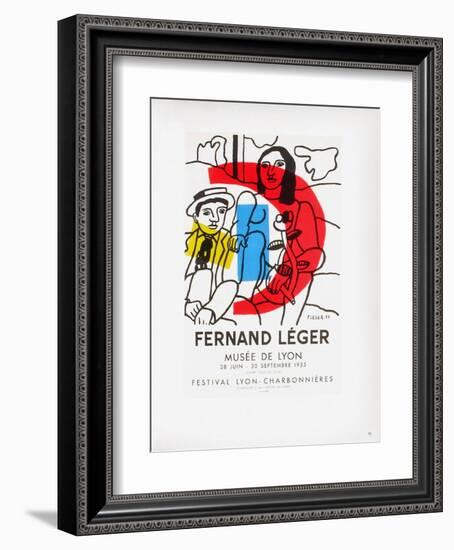 AF 1955 - Musée De Lyon-Fernand Leger-Framed Collectable Print