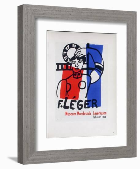 AF 1955 - Musée Morsbroich-Fernand Leger-Framed Collectable Print