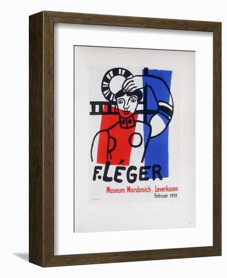 AF 1955 - Musée Morsbroich-Fernand Leger-Framed Collectable Print