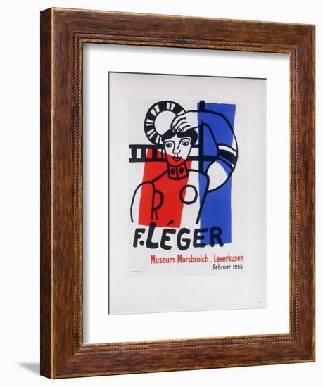 AF 1955 - Musée Morsbroich-Fernand Leger-Framed Collectable Print