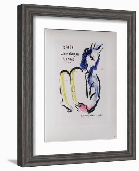 AF 1956 - Bible Verve-Marc Chagall-Framed Collectable Print