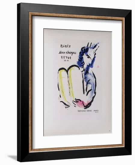 AF 1956 - Bible Verve-Marc Chagall-Framed Collectable Print