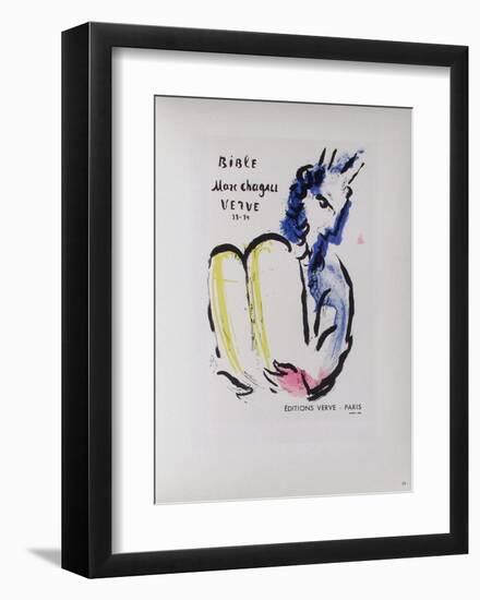 AF 1956 - Bible Verve-Marc Chagall-Framed Collectable Print