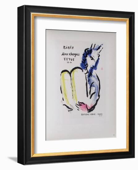 AF 1956 - Bible Verve-Marc Chagall-Framed Collectable Print