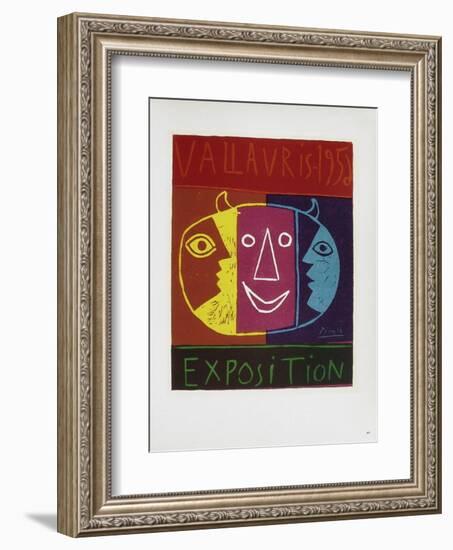 AF 1956 - Exposition Vallauris-Pablo Picasso-Framed Collectable Print