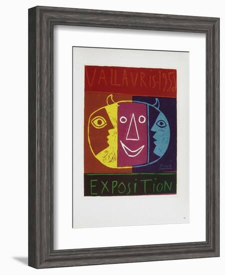 AF 1956 - Exposition Vallauris-Pablo Picasso-Framed Collectable Print