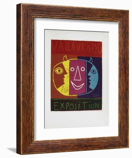 AF 1956 - Exposition Vallauris-Pablo Picasso-Framed Collectable Print