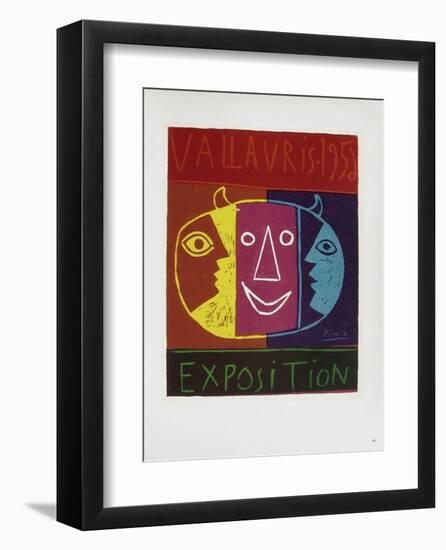 AF 1956 - Exposition Vallauris-Pablo Picasso-Framed Collectable Print