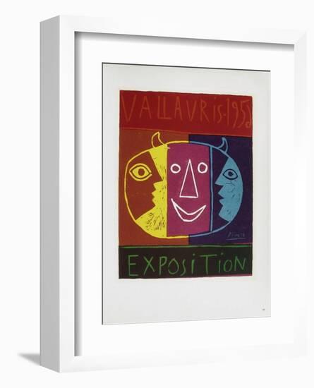 AF 1956 - Exposition Vallauris-Pablo Picasso-Framed Collectable Print