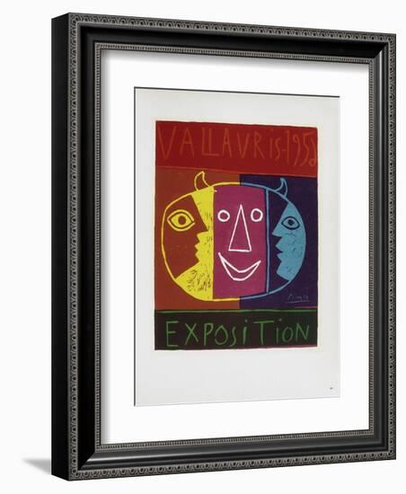 AF 1956 - Exposition Vallauris-Pablo Picasso-Framed Collectable Print