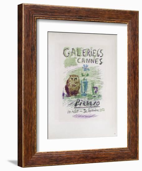 AF 1956 - Galerie 65-Pablo Picasso-Framed Collectable Print