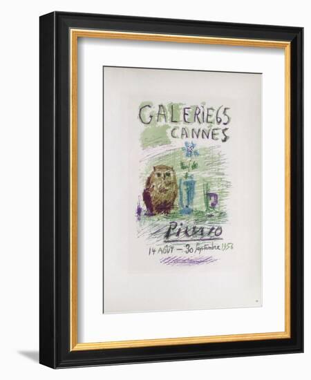 AF 1956 - Galerie 65-Pablo Picasso-Framed Collectable Print