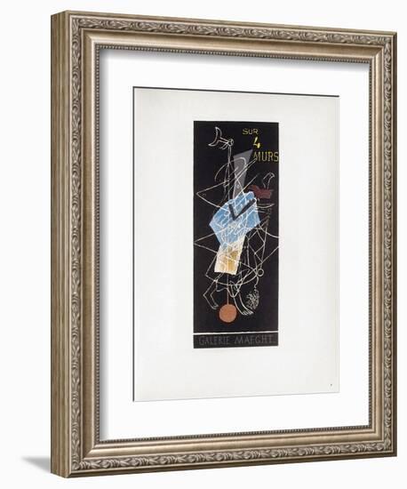 AF 1956 - Galerie Maeght-Georges Braque-Framed Collectable Print