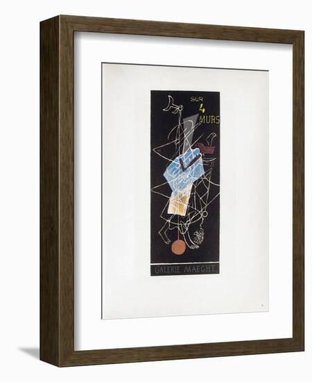 AF 1956 - Galerie Maeght-Georges Braque-Framed Collectable Print