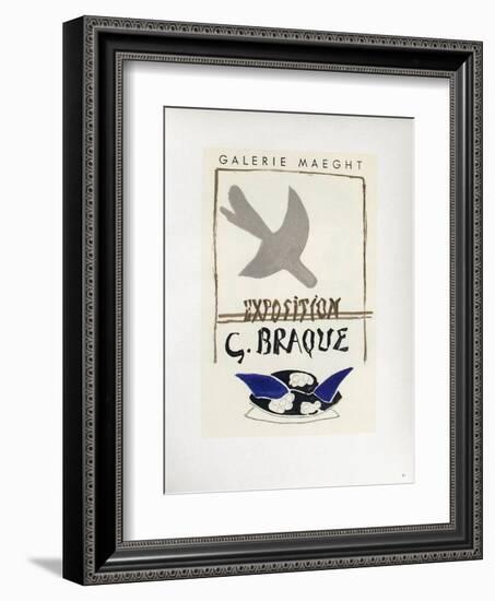 AF 1956 - Galerie Maeght-Georges Braque-Framed Collectable Print