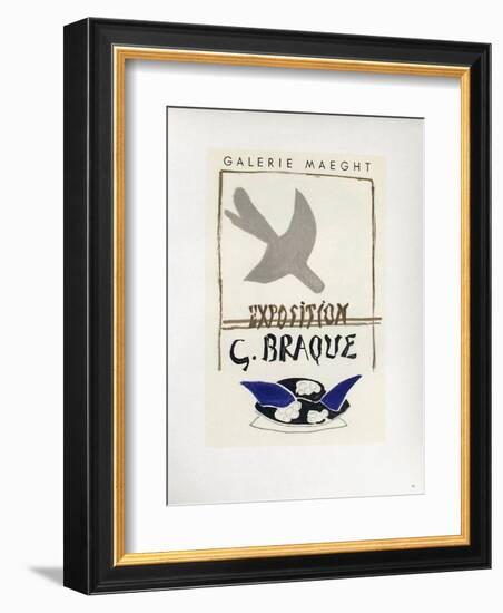 AF 1956 - Galerie Maeght-Georges Braque-Framed Collectable Print