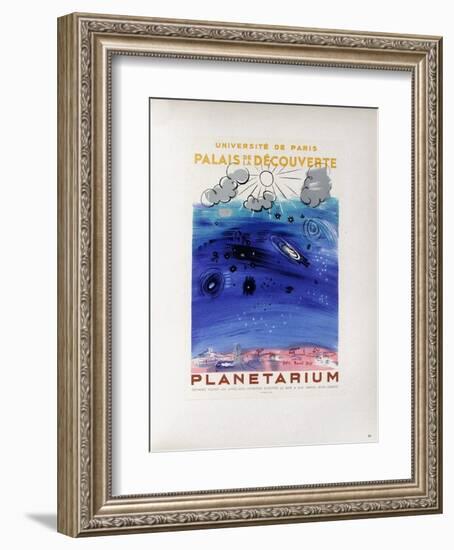 AF 1956 - Planétarium-Raoul Dufy-Framed Collectable Print