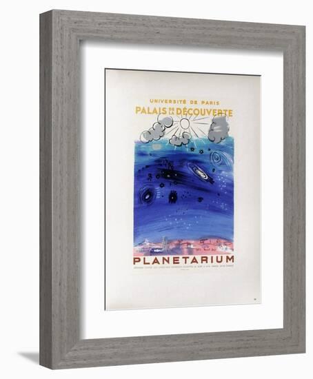 AF 1956 - Planétarium-Raoul Dufy-Framed Collectable Print