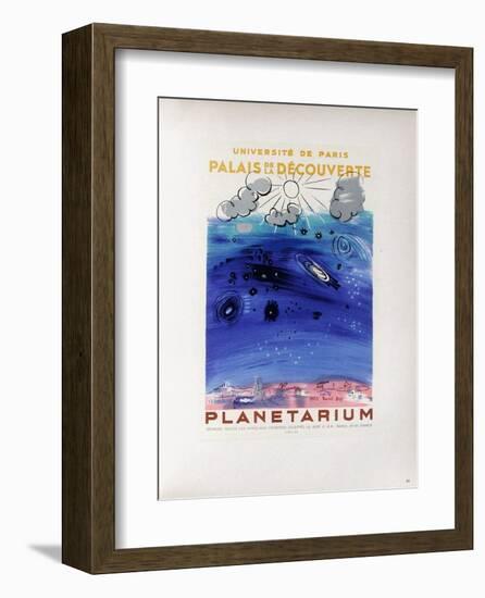 AF 1956 - Planétarium-Raoul Dufy-Framed Collectable Print