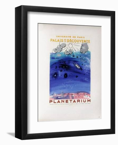 AF 1956 - Planétarium-Raoul Dufy-Framed Collectable Print