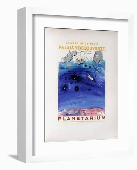 AF 1956 - Planétarium-Raoul Dufy-Framed Collectable Print