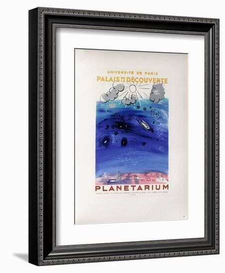 AF 1956 - Planétarium-Raoul Dufy-Framed Collectable Print