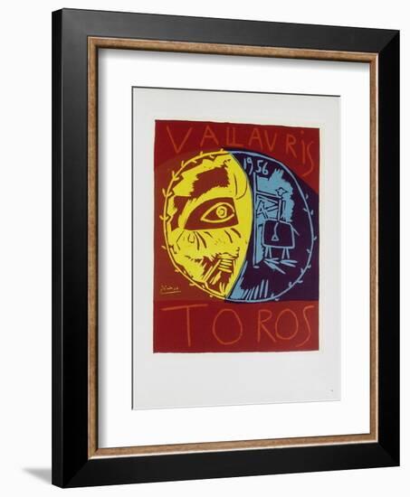 AF 1956 - Toros en Vallauris-Pablo Picasso-Framed Collectable Print