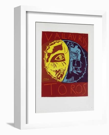 AF 1956 - Toros en Vallauris-Pablo Picasso-Framed Collectable Print