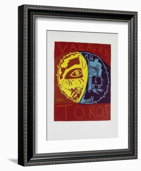 AF 1956 - Toros en Vallauris-Pablo Picasso-Framed Collectable Print