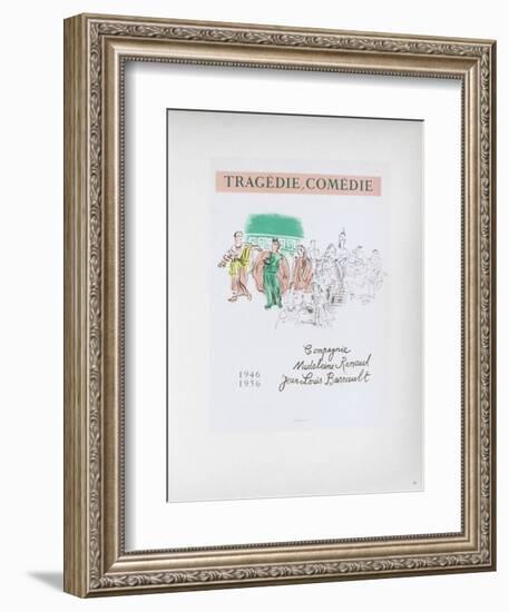 AF 1956 - Tragédie, Comédie-Raoul Dufy-Framed Collectable Print