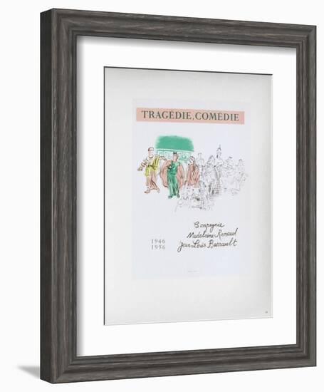 AF 1956 - Tragédie, Comédie-Raoul Dufy-Framed Collectable Print