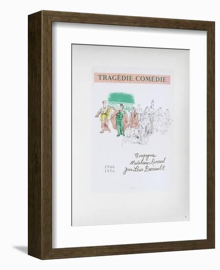 AF 1956 - Tragédie, Comédie-Raoul Dufy-Framed Collectable Print