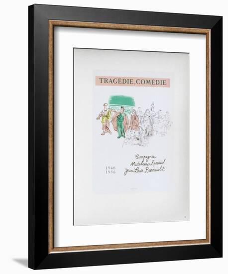 AF 1956 - Tragédie, Comédie-Raoul Dufy-Framed Collectable Print