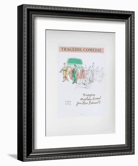 AF 1956 - Tragédie, Comédie-Raoul Dufy-Framed Collectable Print