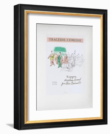 AF 1956 - Tragédie, Comédie-Raoul Dufy-Framed Collectable Print