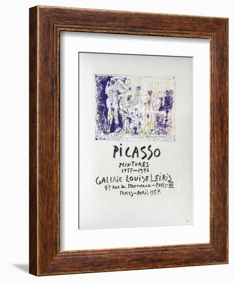 AF 1957 - Galerie Louise Leiris-Pablo Picasso-Framed Collectable Print