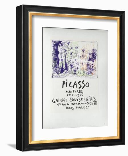 AF 1957 - Galerie Louise Leiris-Pablo Picasso-Framed Collectable Print