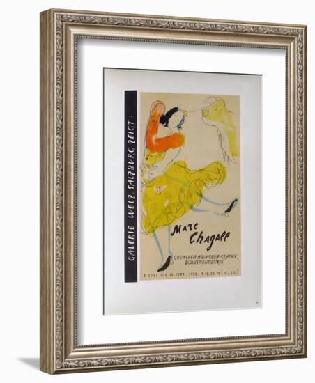 AF 1957 - Galerie Welz-Marc Chagall-Framed Collectable Print