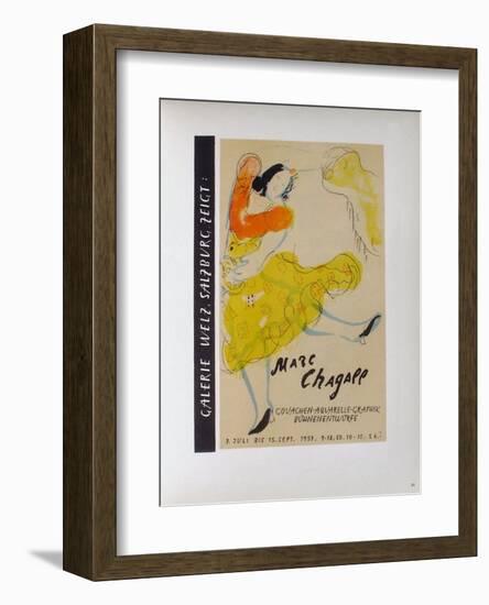 AF 1957 - Galerie Welz-Marc Chagall-Framed Collectable Print